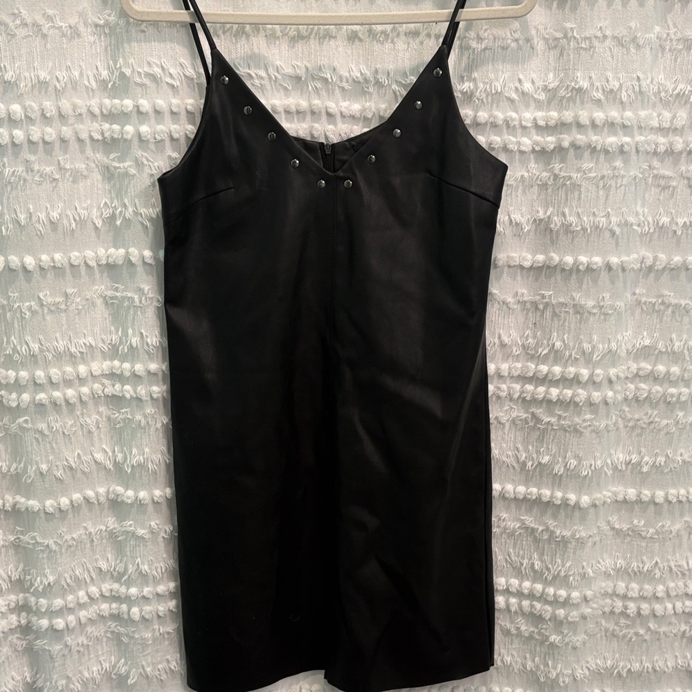 Elegant Black Studded Dress